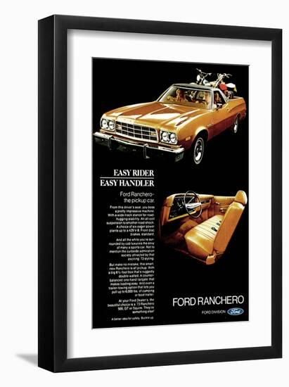 Ford 1973 Ranchero Easy Rider-null-Framed Art Print