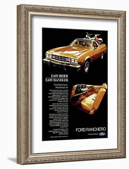 Ford 1973 Ranchero Easy Rider-null-Framed Art Print