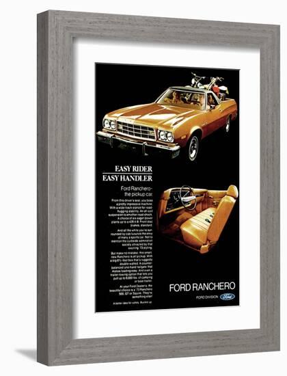 Ford 1973 Ranchero Easy Rider-null-Framed Art Print