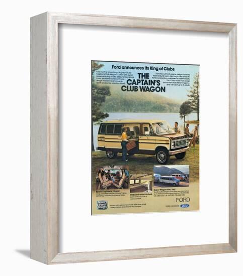 Ford 1979 Captain's Club Wagon-null-Framed Art Print