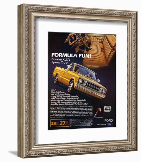 Ford 1982 Courier Sports Truck-null-Framed Premium Giclee Print