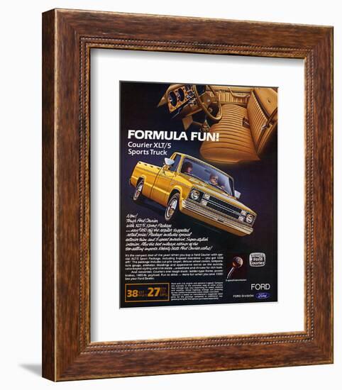 Ford 1982 Courier Sports Truck-null-Framed Premium Giclee Print