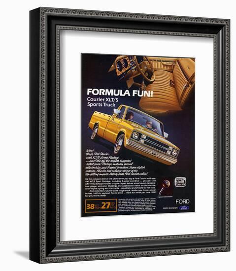 Ford 1982 Courier Sports Truck-null-Framed Premium Giclee Print