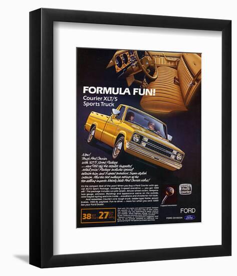 Ford 1982 Courier Sports Truck-null-Framed Premium Giclee Print