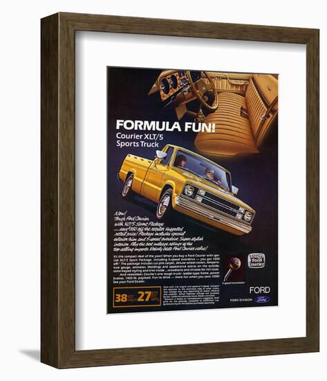 Ford 1982 Courier Sports Truck-null-Framed Premium Giclee Print