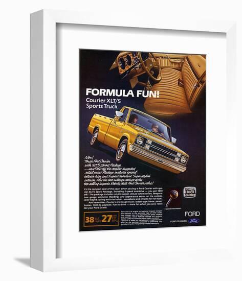 Ford 1982 Courier Sports Truck-null-Framed Premium Giclee Print