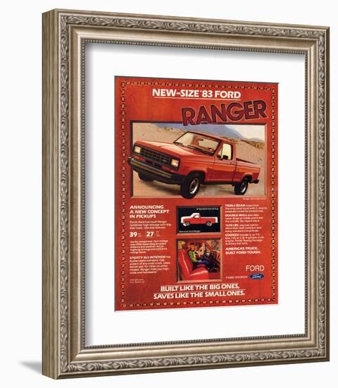 Ford 1983 New-Size Ranger-null-Framed Premium Giclee Print