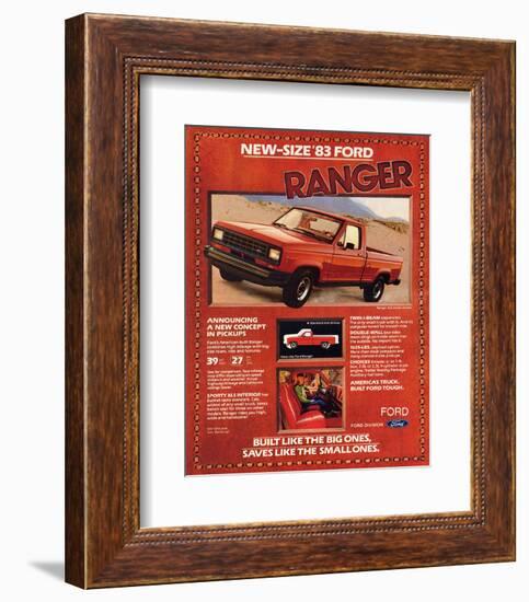 Ford 1983 New-Size Ranger-null-Framed Premium Giclee Print