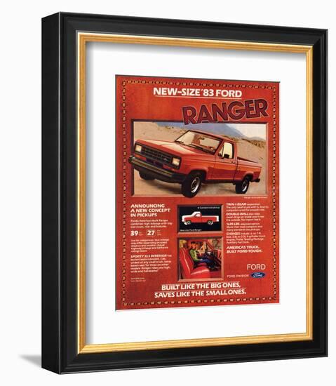 Ford 1983 New-Size Ranger-null-Framed Premium Giclee Print