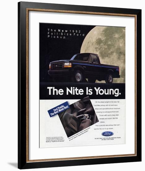 Ford 1992 Full-Size Pickup-null-Framed Art Print