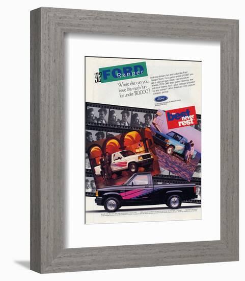 Ford 1992 Ranger - Never Rest-null-Framed Art Print