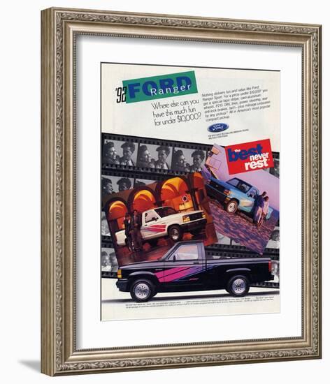 Ford 1992 Ranger - Never Rest-null-Framed Art Print