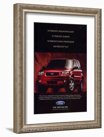 Ford 2004 Escape 100% SUV-null-Framed Art Print