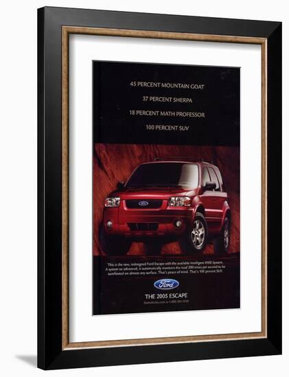 Ford 2004 Escape 100% SUV-null-Framed Art Print