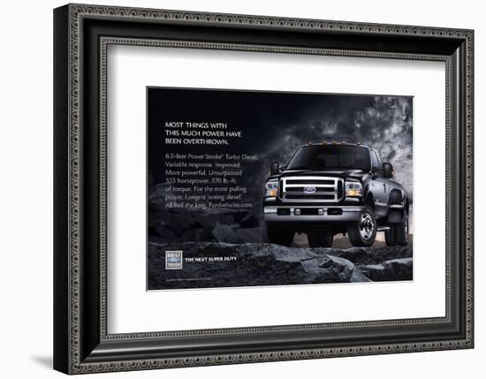 Ford 2005 Next Super Duty-null-Framed Art Print