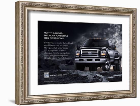 Ford 2005 Next Super Duty-null-Framed Art Print