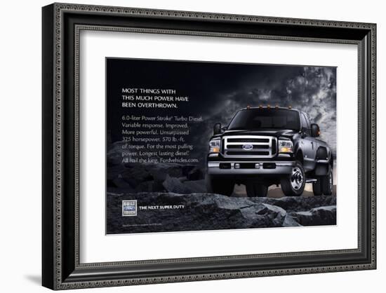 Ford 2005 Next Super Duty-null-Framed Art Print