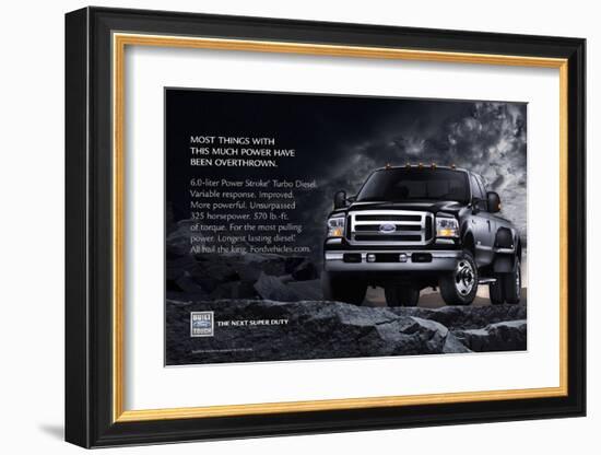 Ford 2005 Next Super Duty-null-Framed Art Print