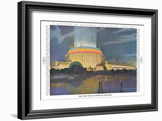 Ford Building, Chicago World Fair-null-Framed Art Print