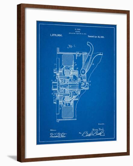 Ford Clutch Patent-Cole Borders-Framed Art Print