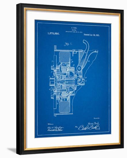 Ford Clutch Patent-Cole Borders-Framed Art Print