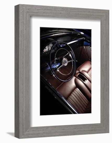 Ford f 100 custom truck 1956-Simon Clay-Framed Photographic Print