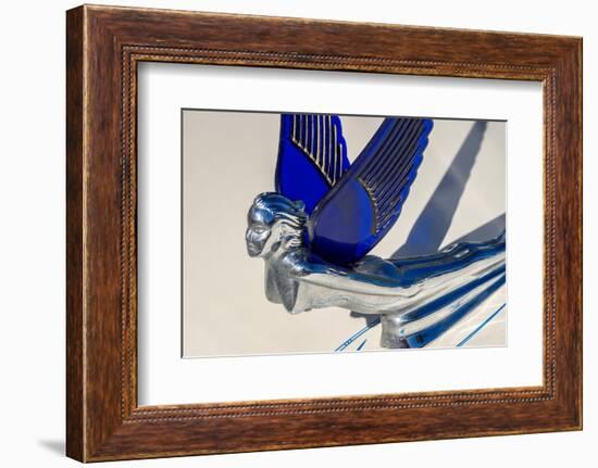 Ford Fairlane Flying Goddess hood ornament-Jim Engelbrecht-Framed Photographic Print
