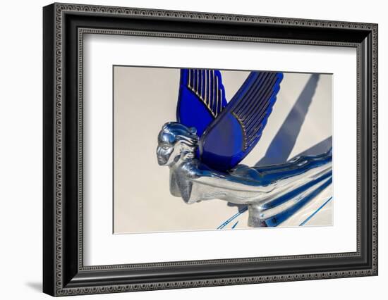 Ford Fairlane Flying Goddess hood ornament-Jim Engelbrecht-Framed Photographic Print