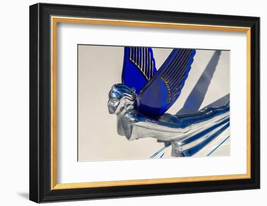 Ford Fairlane Flying Goddess hood ornament-Jim Engelbrecht-Framed Photographic Print