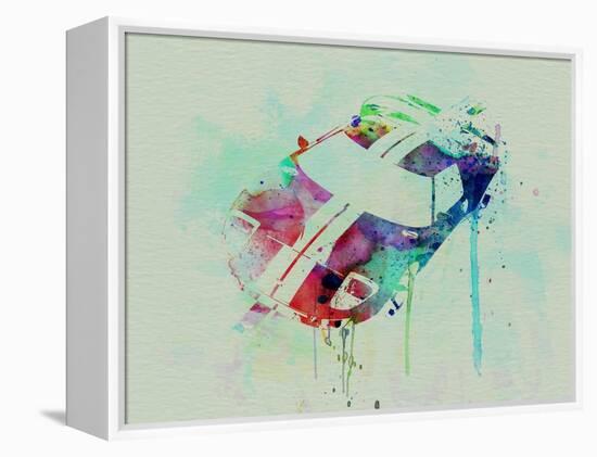 Ford Gt Top Watercolor-NaxArt-Framed Stretched Canvas