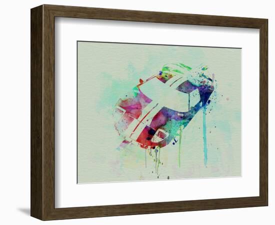 Ford Gt Top Watercolor-NaxArt-Framed Art Print