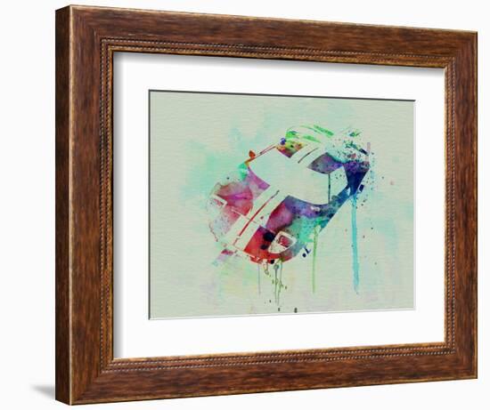 Ford Gt Top Watercolor-NaxArt-Framed Art Print