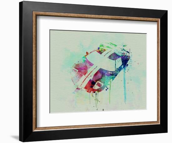 Ford Gt Top Watercolor-NaxArt-Framed Art Print