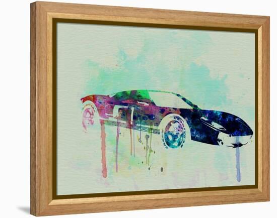 Ford Gt Watercolor 2-NaxArt-Framed Stretched Canvas