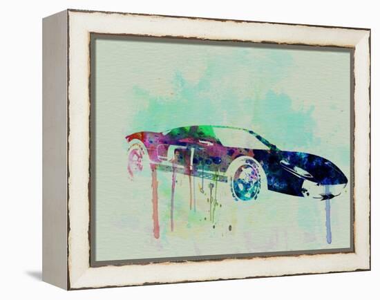 Ford Gt Watercolor 2-NaxArt-Framed Stretched Canvas