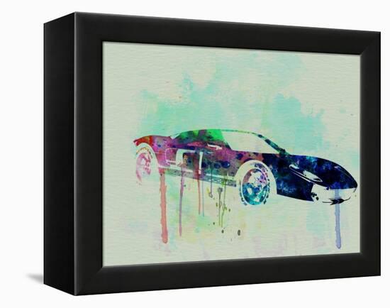 Ford Gt Watercolor 2-NaxArt-Framed Stretched Canvas