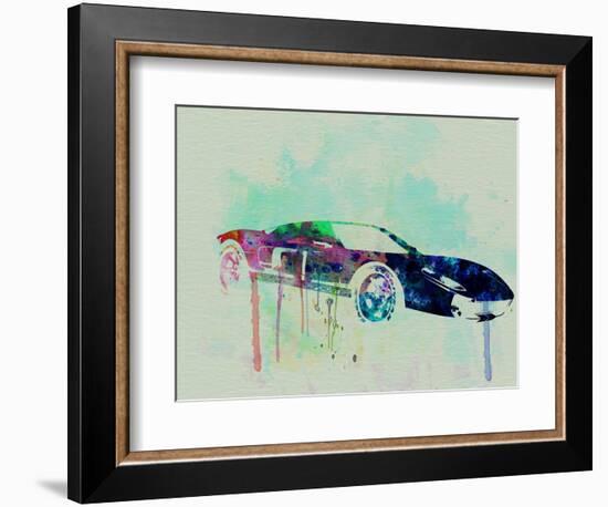 Ford Gt Watercolor 2-NaxArt-Framed Art Print