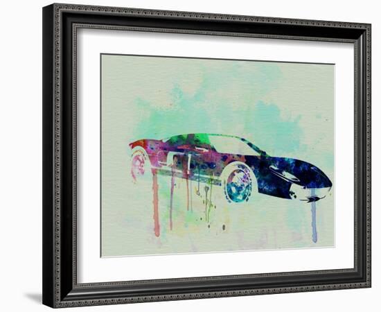 Ford Gt Watercolor 2-NaxArt-Framed Art Print