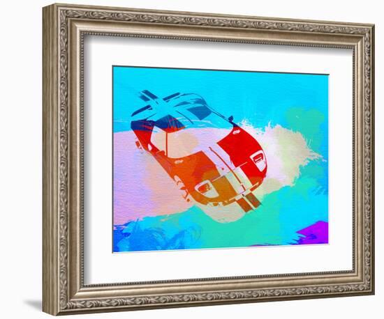 Ford Gt Watercolor-NaxArt-Framed Art Print