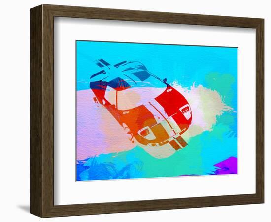 Ford Gt Watercolor-NaxArt-Framed Art Print