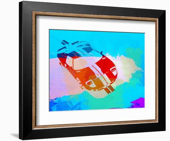 Ford Gt Watercolor-NaxArt-Framed Art Print