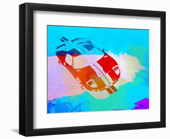 Ford Gt Watercolor-NaxArt-Framed Art Print