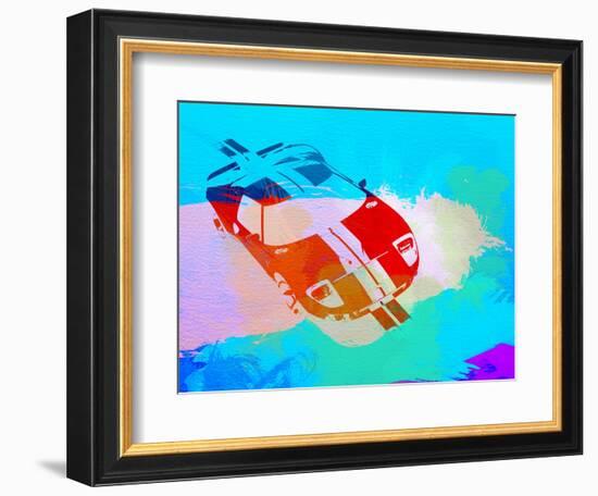 Ford Gt Watercolor-NaxArt-Framed Art Print