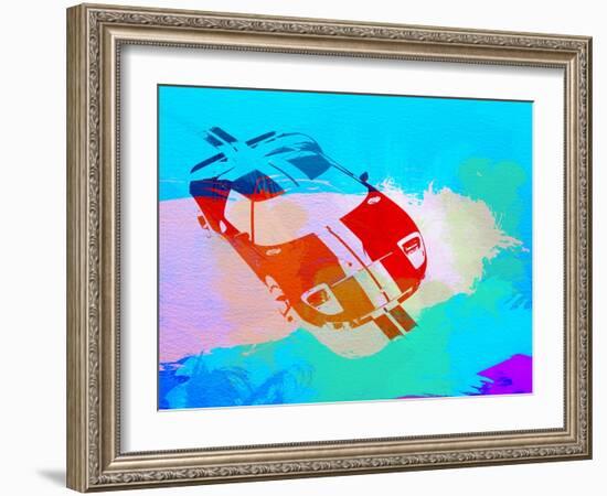 Ford Gt Watercolor-NaxArt-Framed Art Print