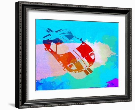 Ford Gt Watercolor-NaxArt-Framed Art Print