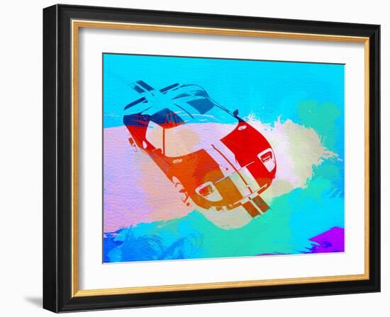 Ford Gt Watercolor-NaxArt-Framed Art Print