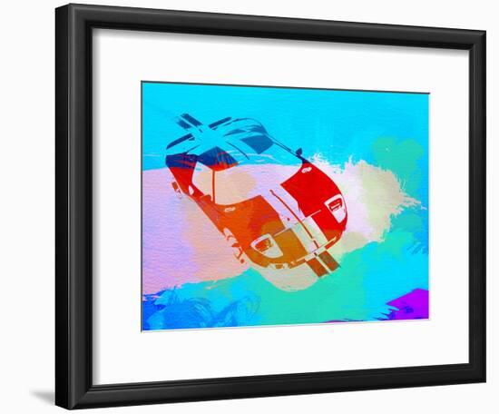 Ford Gt Watercolor-NaxArt-Framed Art Print