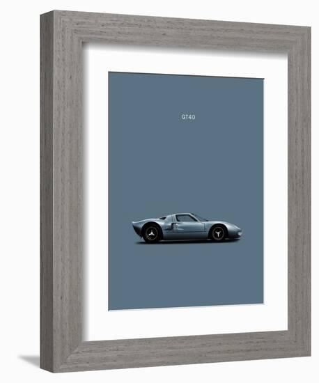 Ford GT40-Mark Rogan-Framed Art Print