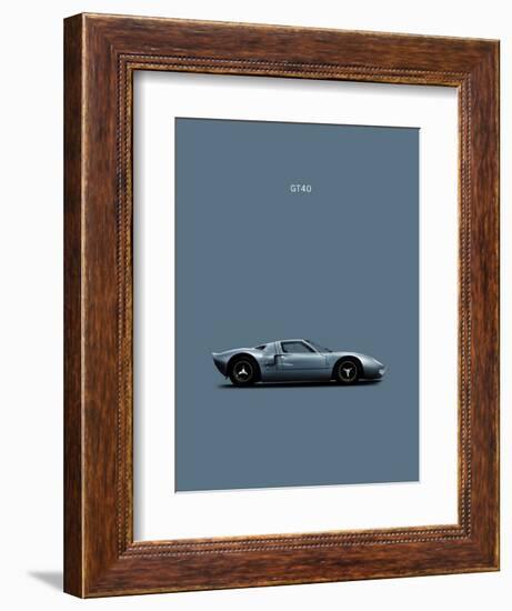 Ford GT40-Mark Rogan-Framed Art Print