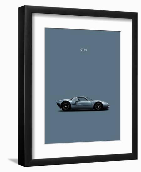 Ford GT40-Mark Rogan-Framed Art Print